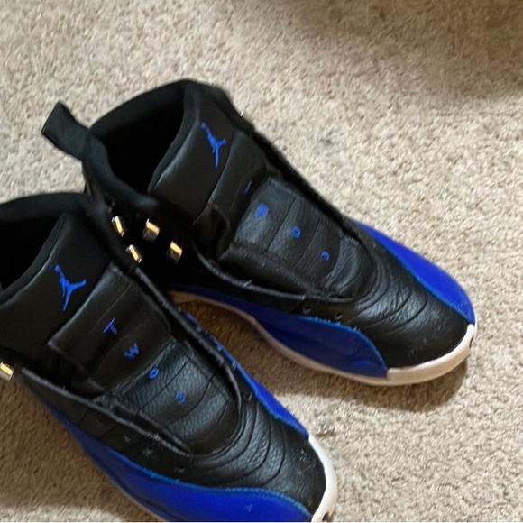 Blue black white Jordan’s 12 woman’s - Picture 3 of 3